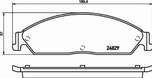 HELLA 8DB 355 021-051 - Тормозные колодки, дисковые, комплект autosila-amz.com