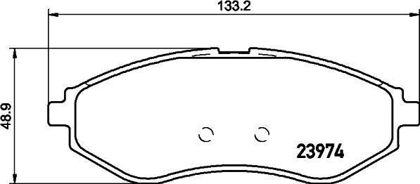 HELLA 8DB 355 028-121 - Тормозные колодки, дисковые, комплект autosila-amz.com