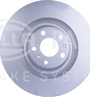 HELLA 8DD 355 109-851 - Тормозной диск autosila-amz.com