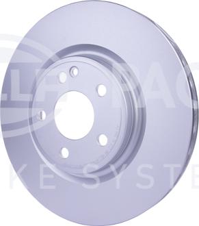 HELLA 8DD 355 119-701 - Тормозной диск с покрытием PRO MERCEDES-BENZ A-CLASS (W176), B-CLASS (W246), CLA Coupe (C117) 05/2012 - autosila-amz.com