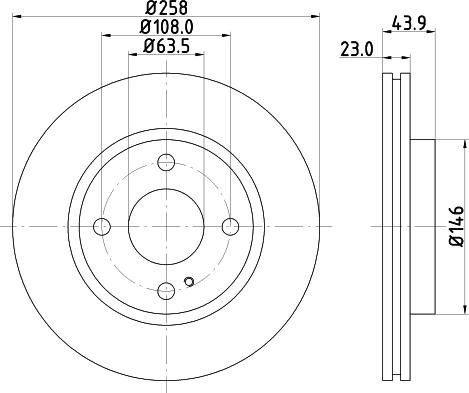 HELLA 8DD 355 115-371 - Тормозной диск autosila-amz.com