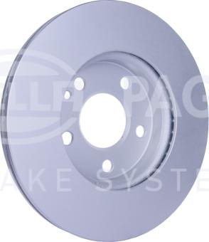 HELLA 8DD 355 111-061 - Диск тормозной MERCEDES-BENZ A-CLASS (W169), B-CLASS (W245) autosila-amz.com