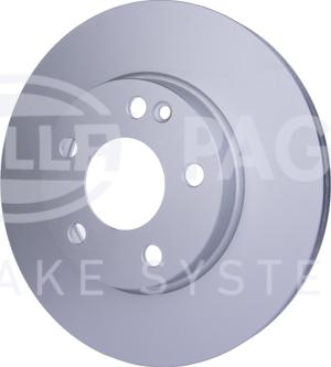 HELLA 8DD 355 111-061 - Диск тормозной MERCEDES-BENZ A-CLASS (W169), B-CLASS (W245) autosila-amz.com