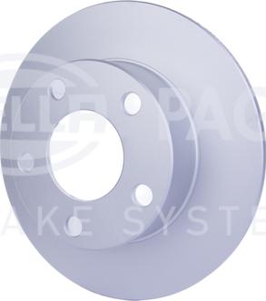 HELLA 8DD 355 118-581 - Тормозной диск autosila-amz.com
