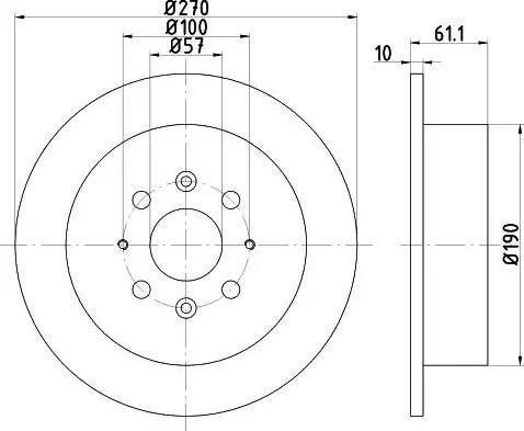 HELLA 8DD 355 112-831 - Тормозной диск autosila-amz.com