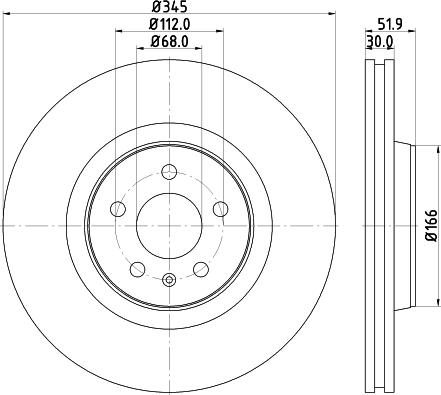 HELLA 8DD 355 117-181 - Тормозной диск autosila-amz.com