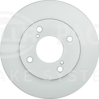 HELLA 8DD 355 132-381 - Тормозной диск autosila-amz.com