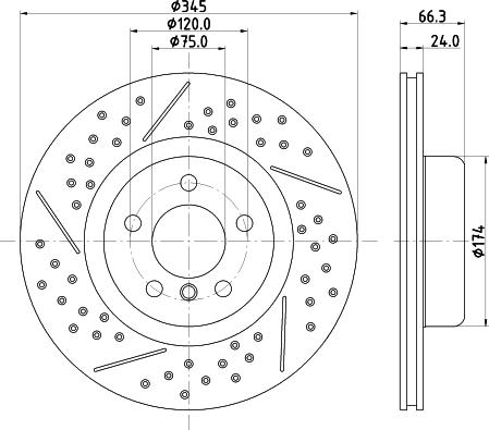 HELLA 8DD 355 132-791 - Тормозной диск autosila-amz.com