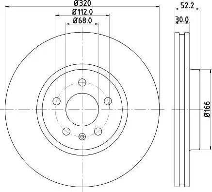 HELLA 8DD 355 121-401 - Тормозной диск autosila-amz.com