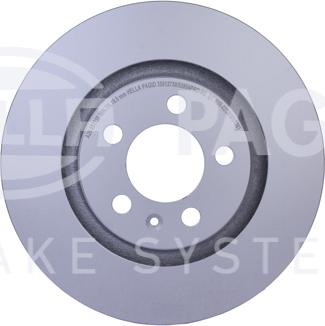 HELLA 8DD 355 127-301 - Тормозной диск autosila-amz.com