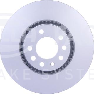 HELLA 8DD 355 127-721 - Диск тормозной ЗАКАЗЫВАТЬ КРАТНО ДВУМ!!! autosila-amz.com