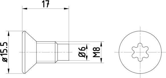 HELLA 8DZ 355 209-041 - Болт, диск тормозного механизма autosila-amz.com