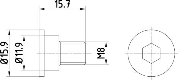 HELLA 8DZ 355 209-031 - Болт, диск тормозного механизма autosila-amz.com