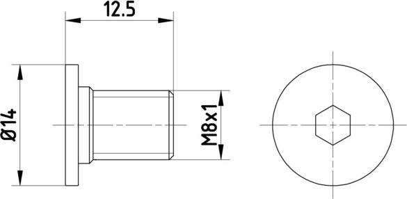 HELLA 8DZ 355 209-021 - Болт, диск тормозного механизма autosila-amz.com