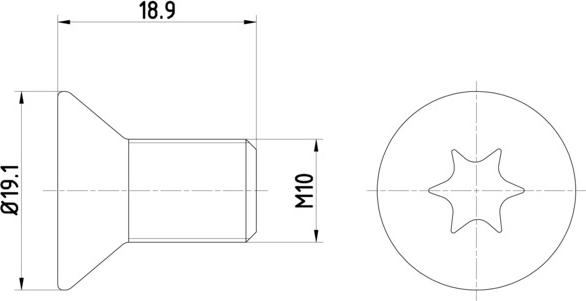 HELLA 8DZ 355 209-101 - Болт, диск тормозного механизма autosila-amz.com