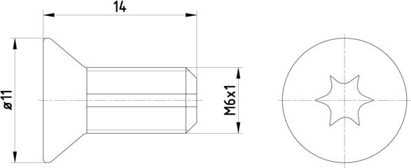 HELLA 8DZ 355 209-121 - Болт, диск тормозного механизма autosila-amz.com