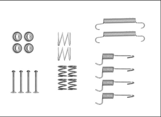 HELLA 8DZ 355 205-931 - Комплектующие, стояночная тормозная система autosila-amz.com