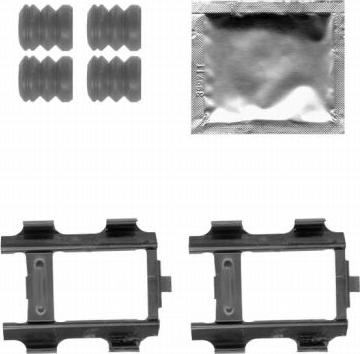 HELLA 8DZ 355 205-081 - Комплект принадлежностей, тормозной суппорт autosila-amz.com