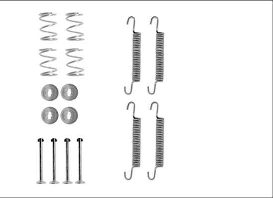 HELLA 8DZ 355 206-141 - Комплектующие, стояночная тормозная система autosila-amz.com