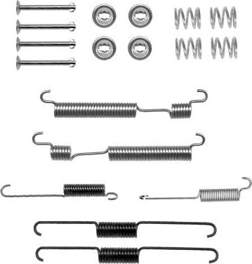 HELLA 8DZ 355 200-991 - Комплектующие, барабанный тормозной механизм autosila-amz.com