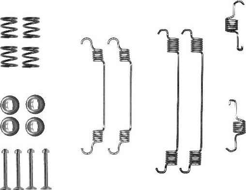 HELLA 8DZ 355 200-681 - Комплектующие, барабанный тормозной механизм autosila-amz.com