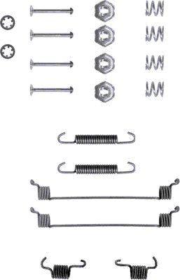 HELLA 8DZ 355 200-071 - Комплектующие, барабанный тормозной механизм autosila-amz.com