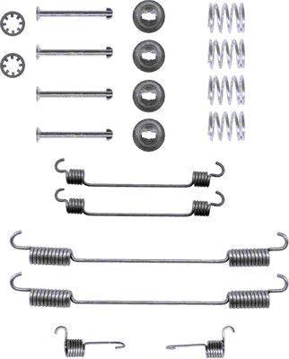 HELLA 8DZ 355 200-341 - Комплектующие, барабанный тормозной механизм autosila-amz.com