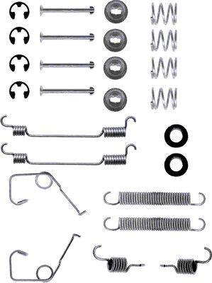 HELLA 8DZ 355 200-221 - Комплектующие, барабанный тормозной механизм autosila-amz.com