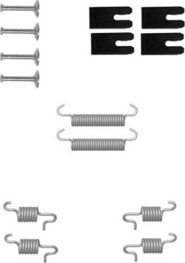 HELLA 8DZ 355 201-891 - Комплектующие, стояночная тормозная система autosila-amz.com