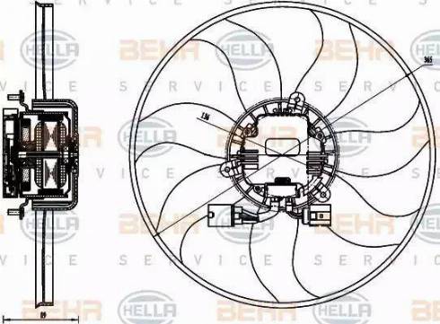 HELLA 8EW 351 040-071 - Автозапчасть autosila-amz.com