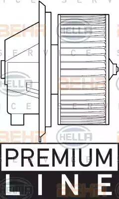 HELLA 8EW 351 039-341 - Вентилятор салона autosila-amz.com