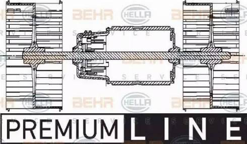 HELLA 8EW 351 024-481 - Вентилятор салона autosila-amz.com