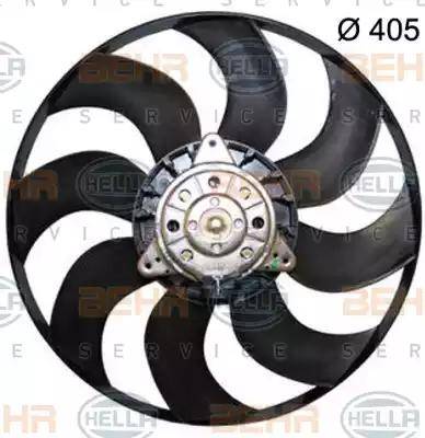 HELLA 8EW 351 150-464 - Вентилятор, охлаждение двигателя autosila-amz.com