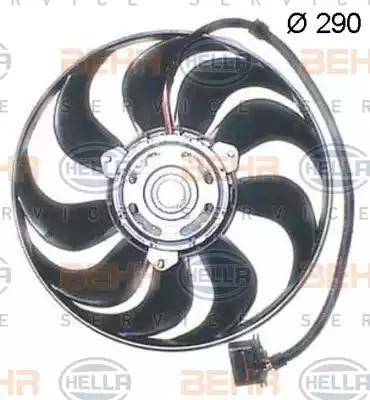 HELLA 8EW 351 150-044 - Вентилятор, охлаждение двигателя autosila-amz.com