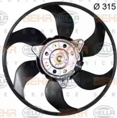 HELLA 8EW 351 150-194 - Вентилятор, охлаждение двигателя autosila-amz.com