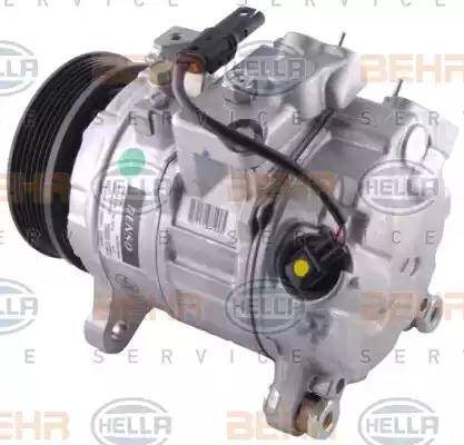 HELLA 8FK 351 002-341 - Компрессор кондиционера autosila-amz.com