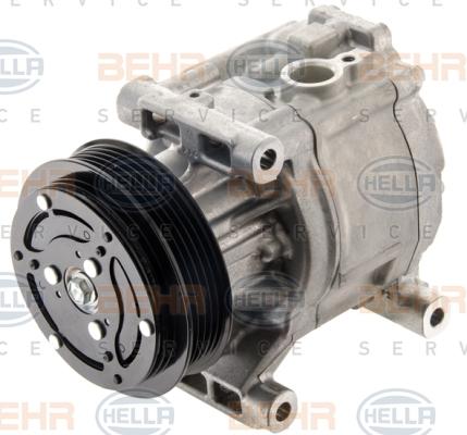 HELLA 8FK 351 007-201 - Компрессор кондиционера autosila-amz.com