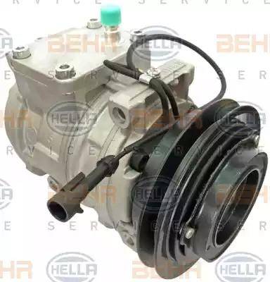 HELLA 8FK 351 108-921 - Компрессор кондиционера autosila-amz.com