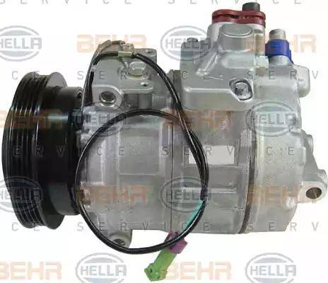 HELLA 8FK 351 108-071 - Компрессор кондиционера autosila-amz.com