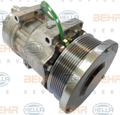 HELLA 8FK 351 119-911 - Компрессор кондиционера autosila-amz.com