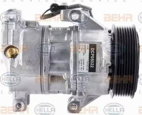 HELLA 8FK 351 114-211 - Компрессор кондиционера autosila-amz.com