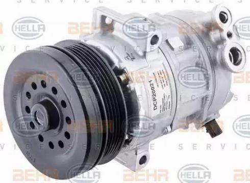 HELLA 8FK 351 114-281 - Компрессор кондиционера autosila-amz.com