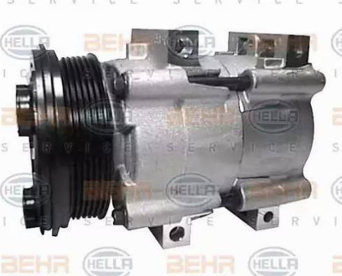 HELLA 8FK 351 113-581 - Компрессор кондиционера autosila-amz.com