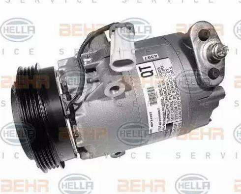 HELLA 8FK 351 134-101 - Компрессор кондиционера autosila-amz.com