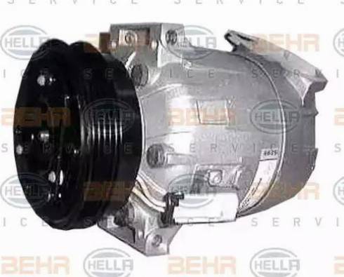 HELLA 8FK 351 134-271 - Компрессор кондиционера autosila-amz.com