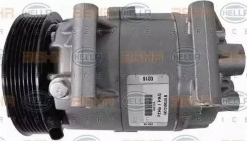 HELLA 8FK 351 135-061 - Компрессор кондиционера autosila-amz.com