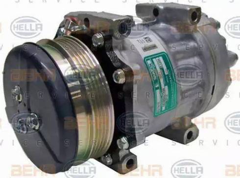 HELLA 8FK 351 130-141 - Компрессор кондиционера autosila-amz.com