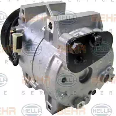 HELLA 8FK 351 133-951 - Компрессор кондиционера, STANDARD LINE autosila-amz.com