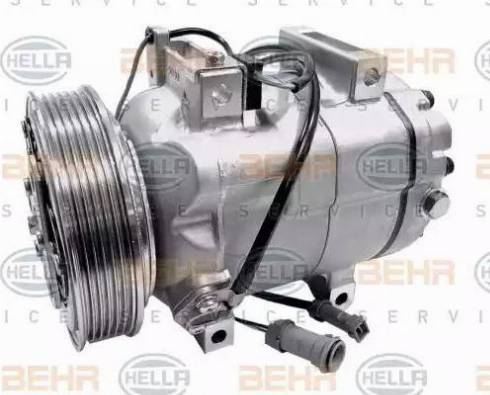 HELLA 8FK 351 133-371 - Компрессор кондиционера autosila-amz.com