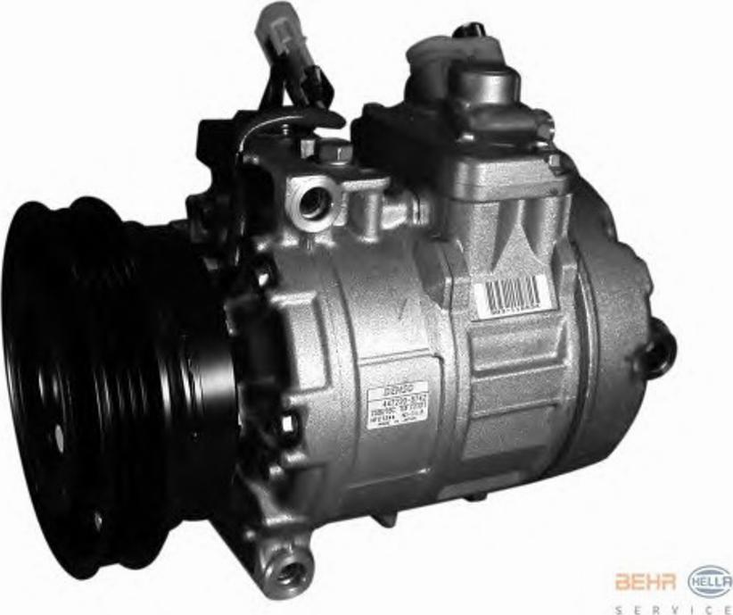 HELLA 8FK 351 132-091 - Компрессор кондиционера autosila-amz.com